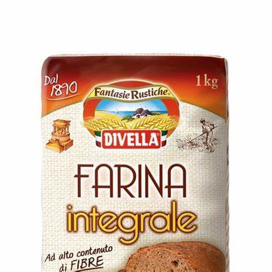 FARINA INTEGRALE BARILLA GRANO TENERO 1 KG PIZZA PANE RUSTICO